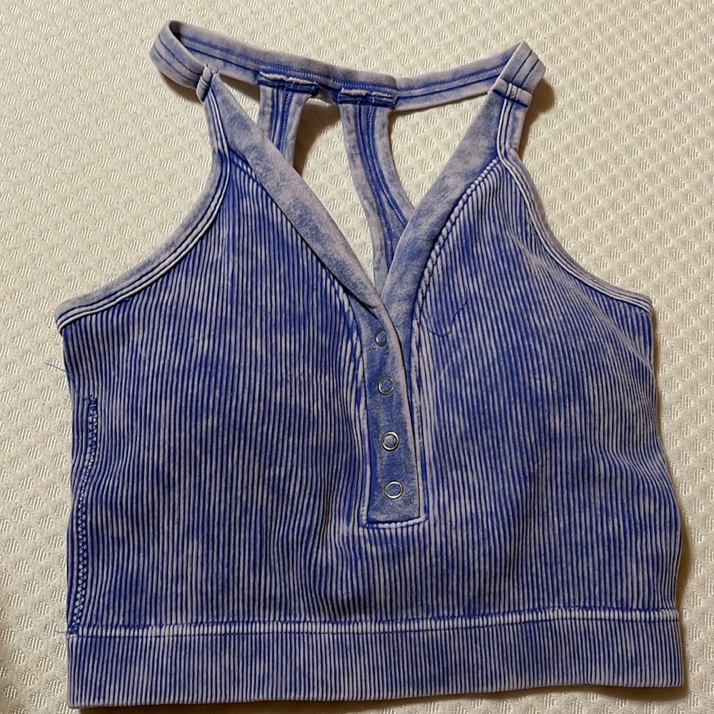 Blue bralette